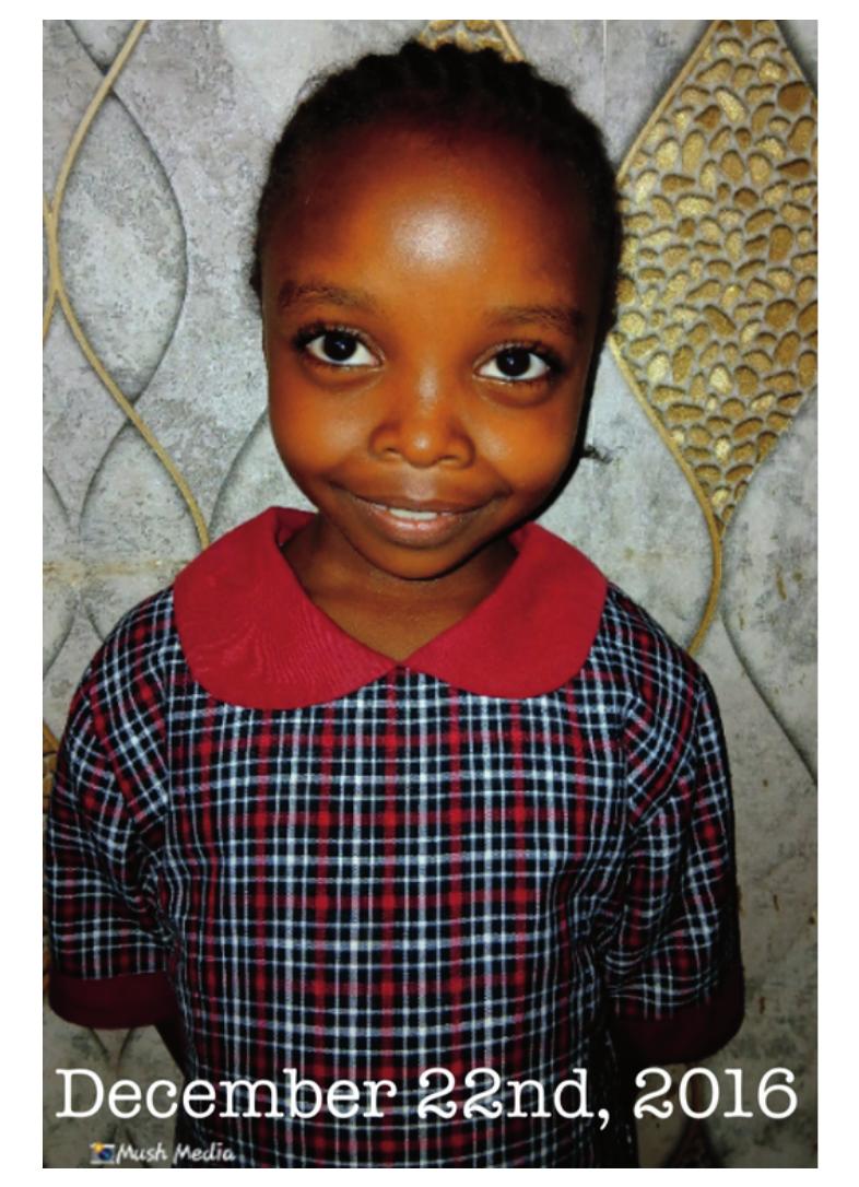Gianna Wanjiru — sponsorship photo